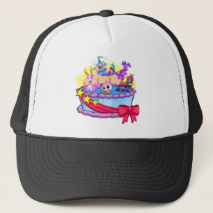 Casquette Tir de groupe de gâteau d'anniversaire