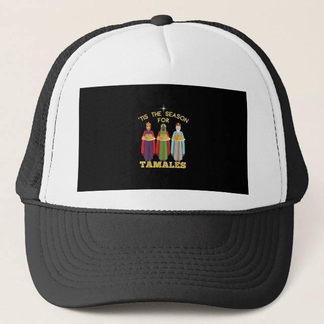 Casquette Tis Season For Tamales Funny Mexican Christmas (Devant)