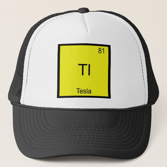 Casquette Tl - T-shirt drôle de symbole d'élément de chimie (Devant)