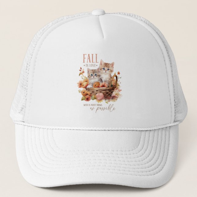 Casquette Tomber Amoureux Avec Autant De Choses (Devant)