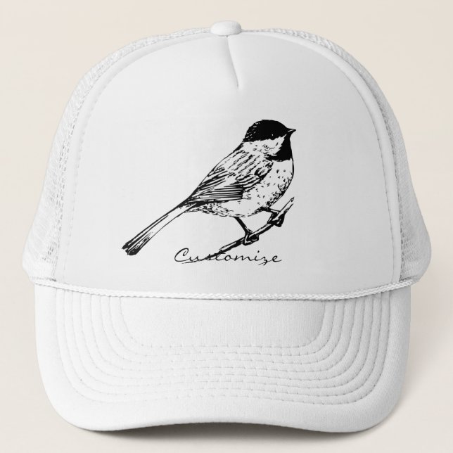Casquette Tonnerre de chickadee à calotte noire (Devant)