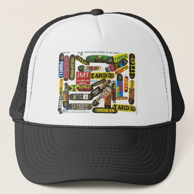 Casquette TOP 11 JMT Skateboards dans le Monde (Devant)
