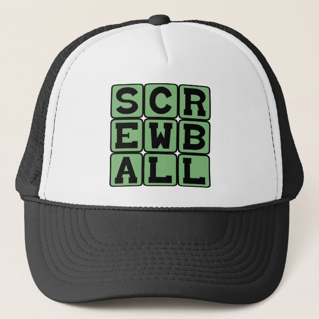 Casquette Toqué, Type de Lancer ou Comédie (Devant)