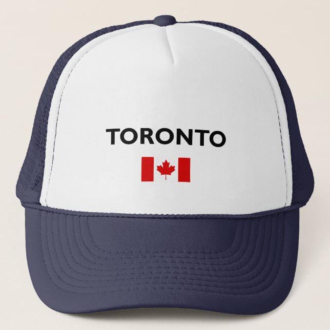 Casquette Toronto Canada Drapeau canadien Couleur claire (Devant)