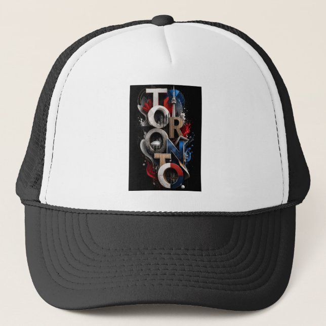 Casquette Toronto Urban Fusion Typographie 3D (Devant)