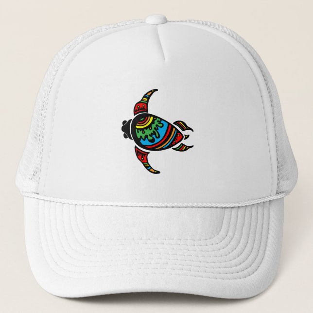 Casquette tortue-948263TURTLE TRIBAL DE SURFER DUDE VECTEUR  (Devant)