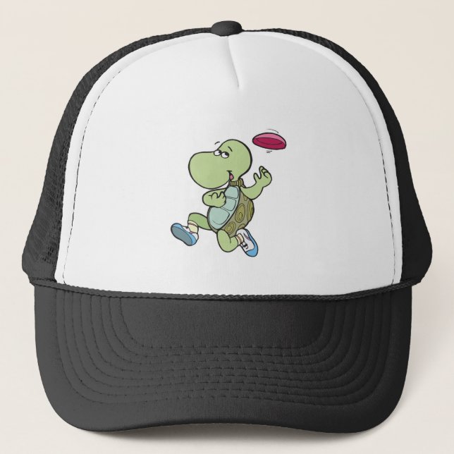Casquette tortue à la frisbee (Devant)