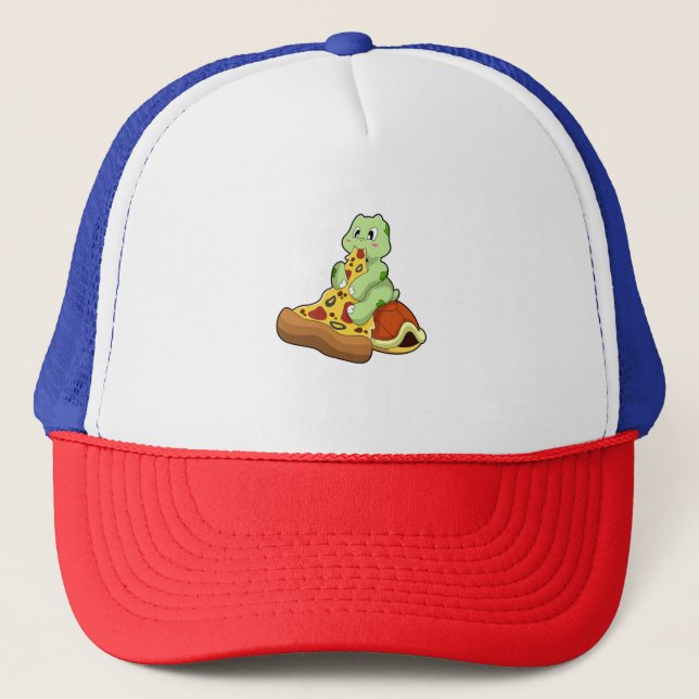 Casquette Tortue à la pizza (Devant)