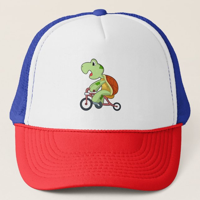 Casquette Tortue à vélo (Devant)