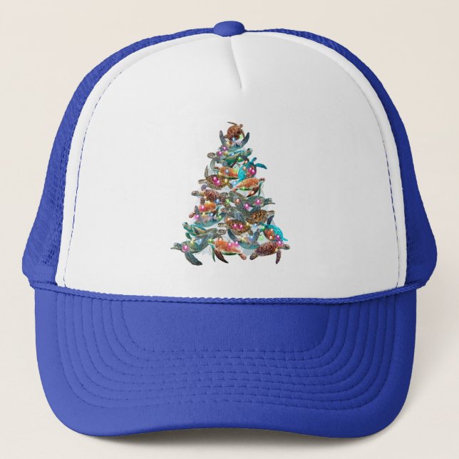 Casquette Tortue Arbre de Noël Ornement Arbre de Noël Arbre  (Devant)