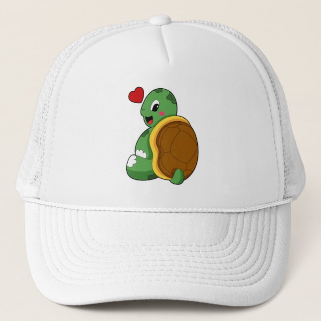 Casquette Tortue au coeur (Devant)