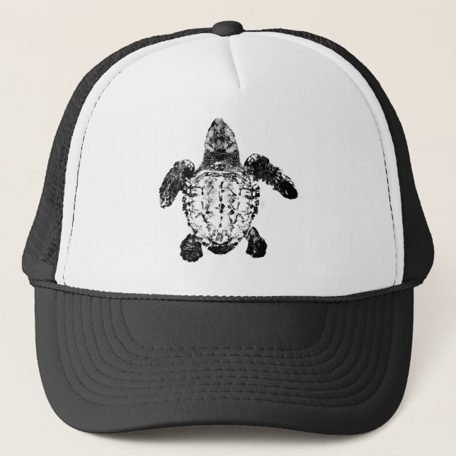 Casquette Tortue de mer d'imbécile de bébé (Devant)
