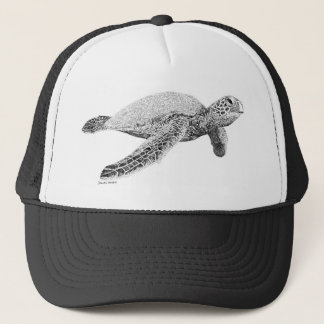 Casquette Tortue de mer verte