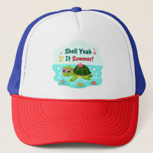 Casquette Tortue de Plage Shell Yeah C'est l'Été