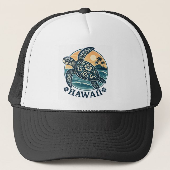 Casquette Tortue d'Hawaii (Devant)