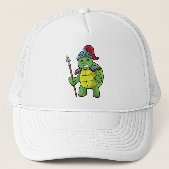 Casquette Tortue en guerrier avec Spear & Helmet (Devant)