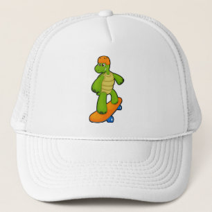 Casquette Tortue en Skateboard avec Skateboard & Casque