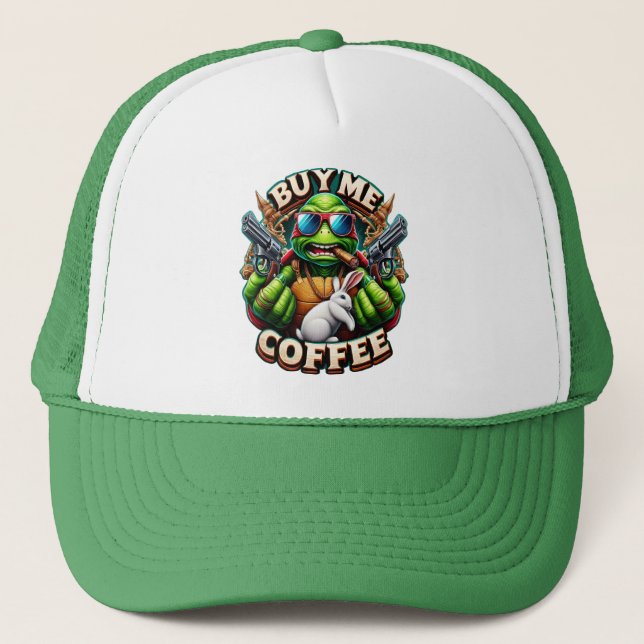 Casquette Tortue et lapin : Des alliés improbables m'achèten (Devant)