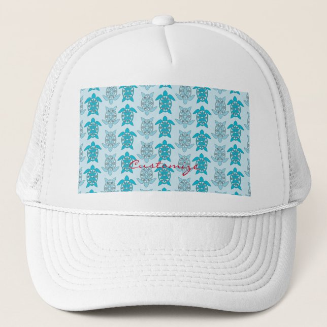Casquette Tortues bleues nager Thunder_Cove (Devant)