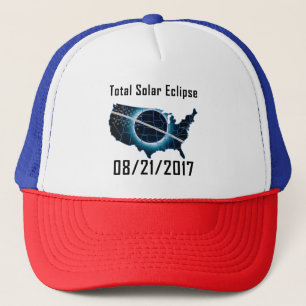 Casquette total de camionneur de l'éclipse 2017