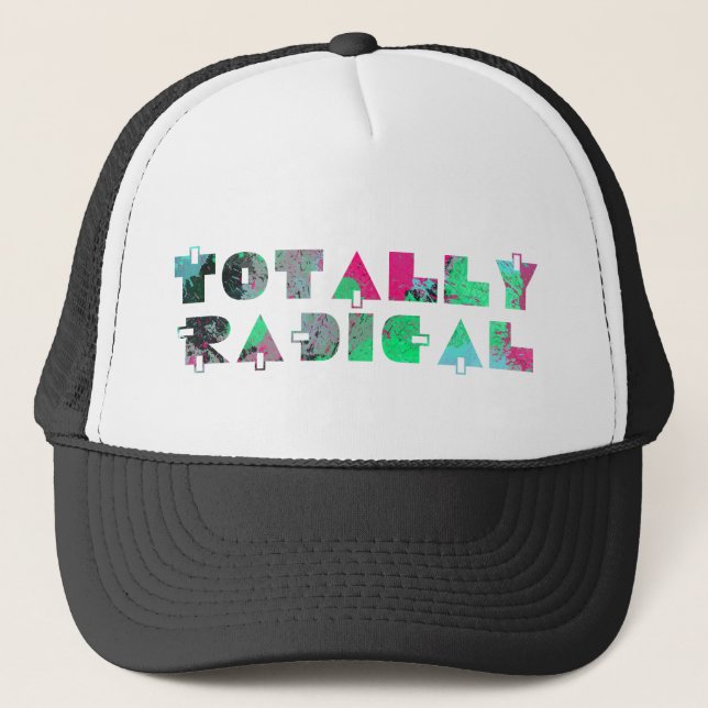 Casquette Totally radical 80s mens (Devant)