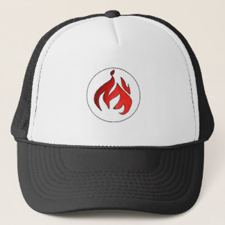 Casquette Touffe de flamme du feu de la musique d'eau chaude
