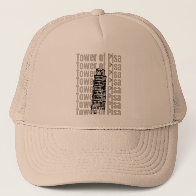 Casquette Tour de Pise (Devant)