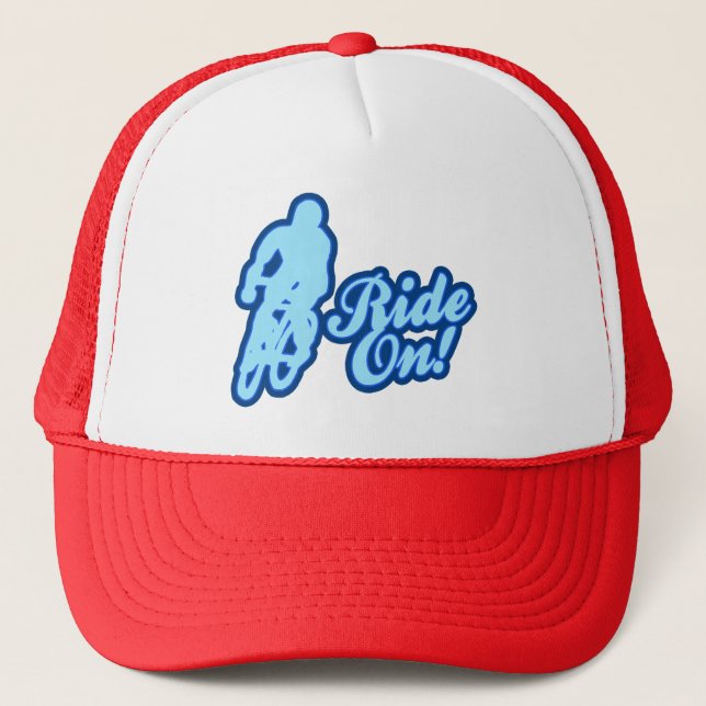 Casquette Tour dessus ! (bleu) (Devant)
