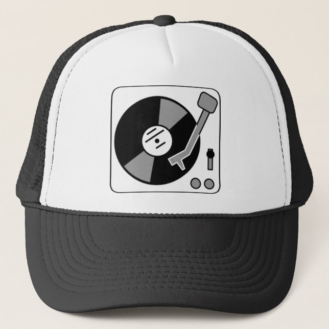 Casquette Tourne-disque record (Devant)