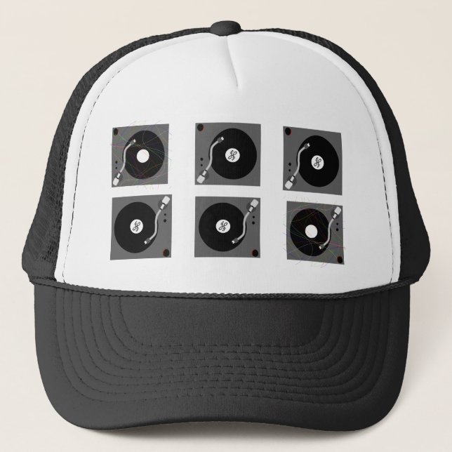 Casquette Tourne-disques de jockey (Devant)