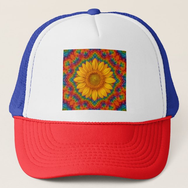 Casquette Tournesol Kaléidoscope (Devant)