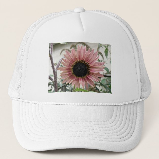 Casquette Tournesol rose pâle (Devant)