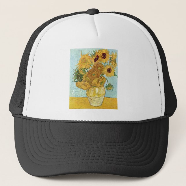 Casquette Tournesols de Vincent van Gogh (Devant)