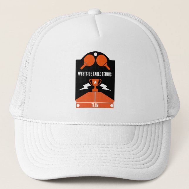 Casquette Tournoi de tennis de table (Devant)