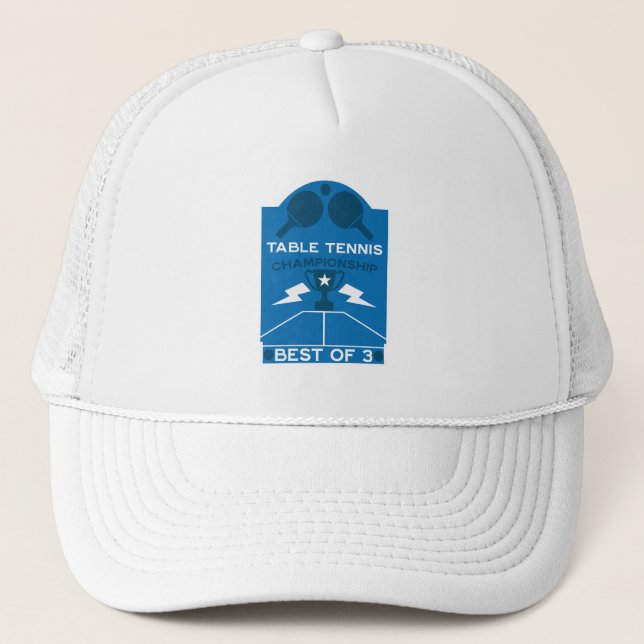 Casquette Tournoi de tennis de table (Devant)