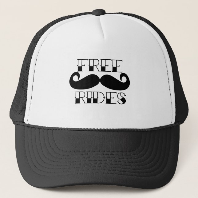 Casquette Tours libres de moustache (Devant)