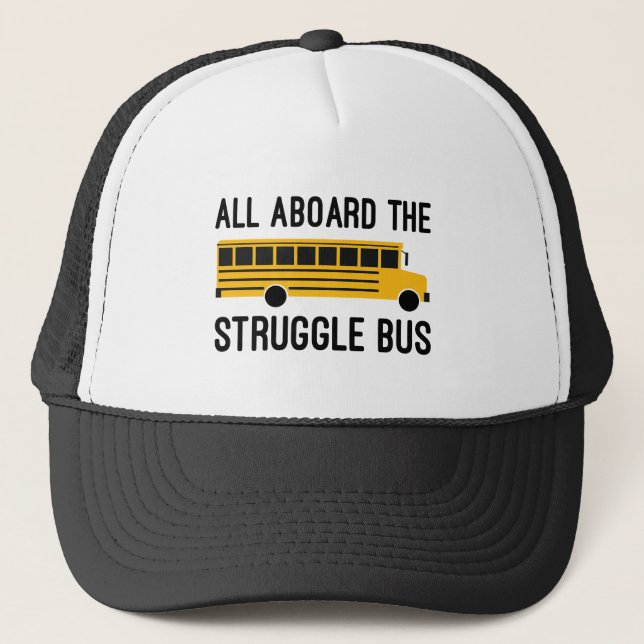Casquette Tous à bord de l'autobus de lutte (Devant)