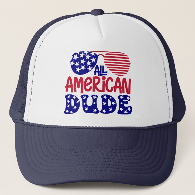 Casquette Tous les américains Dude-32286 (Devant)