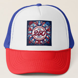 Casquette Tous les hommes rouges blancs bleus Graphique Feu