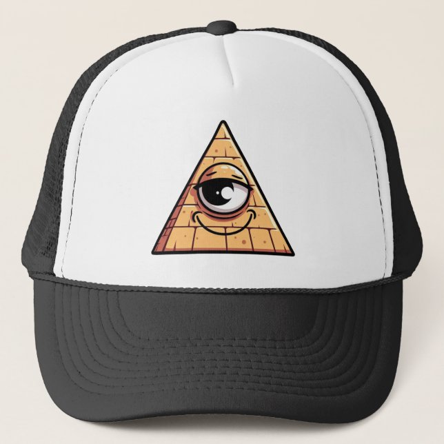 Casquette Tous les yeux de la pyramide (Devant)