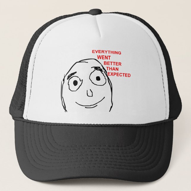 Casquette Tout a disparu mieux que prévu (Devant)