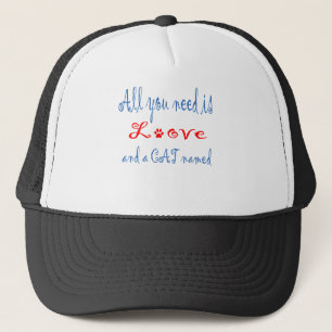 Casquette Tout Ce Dont Vous Avez Besoin Est Love Cat