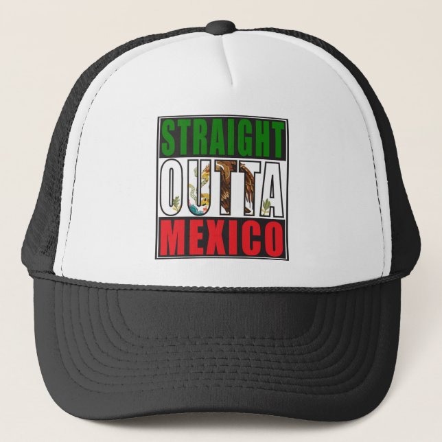 Casquette Tout droit sorti du drapeau du Mexique (Devant)