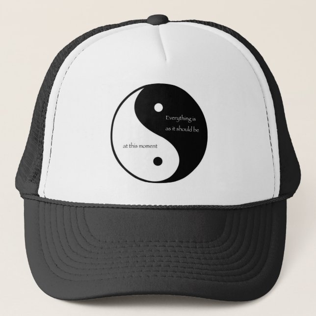 Casquette Tout est pendant qu'il devrait avoir lieu à ce (Devant)
