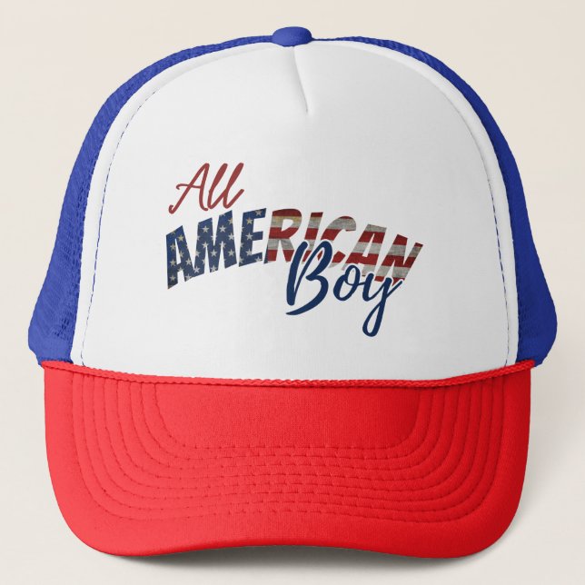 CASQUETTE TOUT GARÇON AMÉRICAIN (Devant)