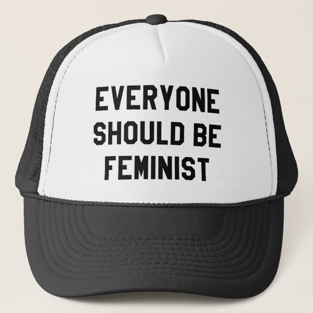 Casquette Tout le monde devrait être féministe (Devant)