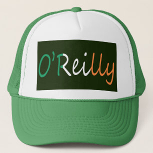 Casquette Tout nom superposé sur le drapeau irlandais thcn T