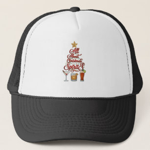 Casquette Tout sur les esprits de Noël Cocktails Whisky Star