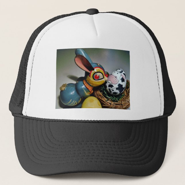 Casquette Toy Rabbit and  cow egg (Devant)