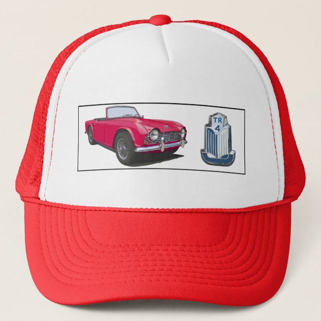 Casquette TR4 rouge (Devant)